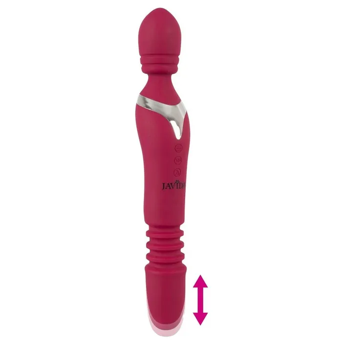 Vibrators Javida Javida Thrusting Rechargeable Dual Wand