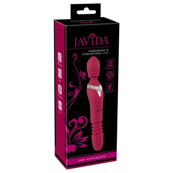 Vibrators Javida Javida Thrusting Rechargeable Dual Wand