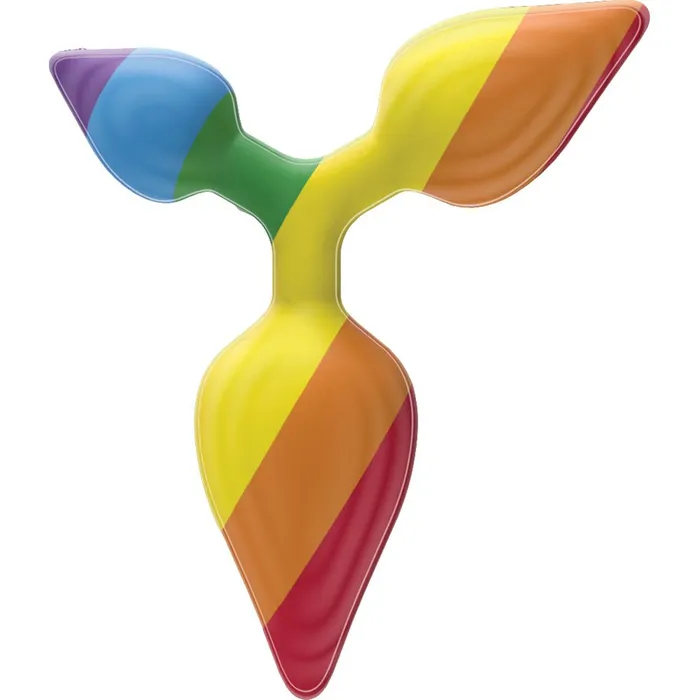 Anal Hott Products Unlimited Hott Products Unlimited 64610 Rainbow Triple Play Butt Plug Anal Hott Products Unlimited Hott Products Unlimited 64610 Rainbow Triple Play Butt Plug