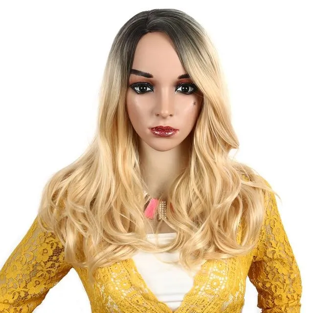 CHASTITY CAGE CO Vibrators 20 Inches Long Gradient Wave Wig