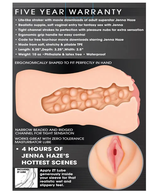 Zero Tolerance Male Sex Toys Zero Tolerance Jenna Haze Movie Download wRealistic Vagina Stroker