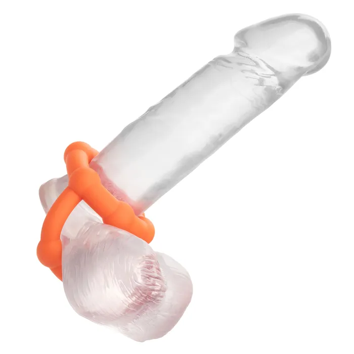 CalExotics Male Sex Toys Alpha Liquid Silicone All Star Ring Orange CalExotics Male Sex Toys Alpha Liquid Silicone All Star Ring Orange