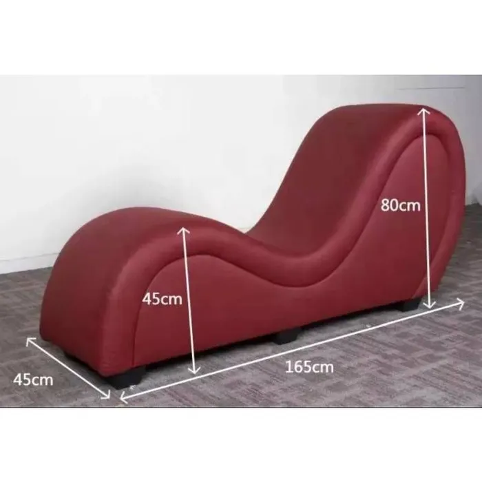 Daytona Restraints Kama Sutra Mebon Chaise Daytona Love Lounge Black Leather