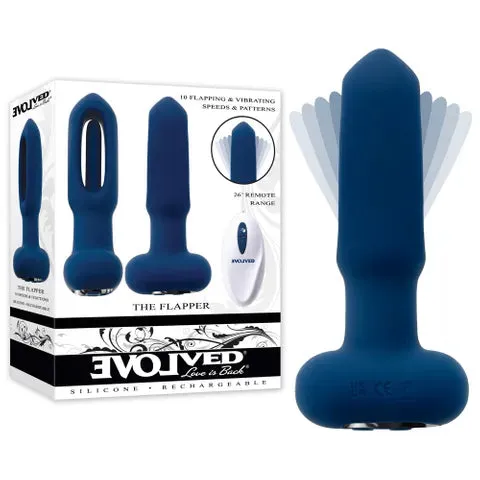 EVOLVED Anal EVOLVED THE FLAPPER VIBRATING BUTT PLUG