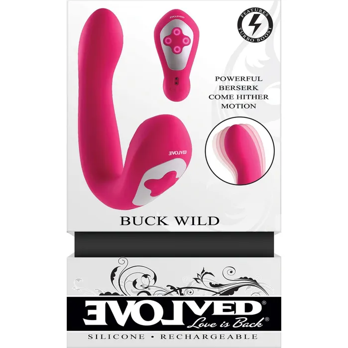 Evolved Novelties Vibrators Buck Wild Pink Evolved Novelties Vibrators Buck Wild Pink