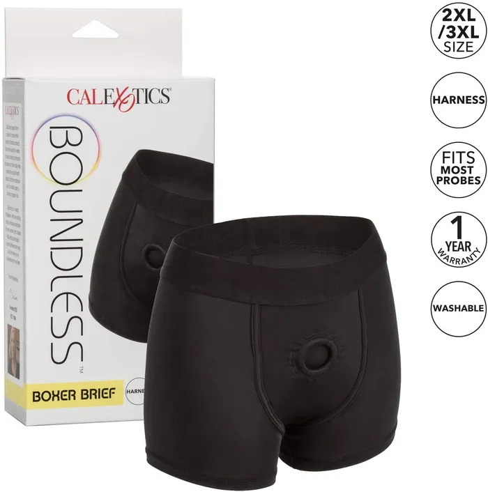 Female Sex Toys CALEXOTICS BOUNDLESS BOXER BRIEF HARNESS